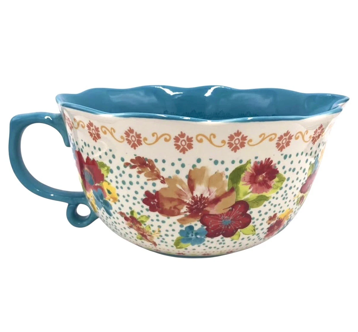 The Pioneer Woman Wildflower Whimsy 3.8-Quart Large Floral Batter Bowl