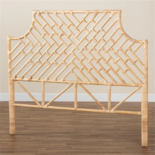 Baxton Studio Jayliah Rattan Headboard - Thumbnail 4