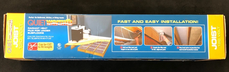 Quiet Warmth Radiant Heat Film For Floating Floors 16'' X 5' BRAND NEW - Image 2 of 4
