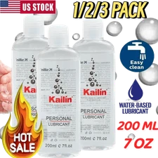 Long Lasting Water Based Personal Sex Lube Lubricant, Nature Feel 7OZ-1~3 PACK