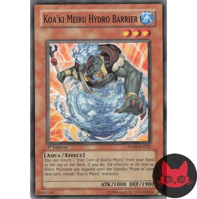 Yugioh Koa'ki Meiru Hydro Barriere ANPR-EN022 Common 1. Auflage NM