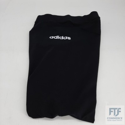 adidas Damen Essentials S LINEAR Cotton Leggings, Black/White, S