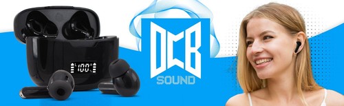 DCB SOUND |Cuffie Bluetooth 5.3 |Auricolari Bluetooth per IOS e ANDROID (Nero) - Zdjęcie 15 z 15
