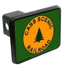 Cass Scenic Railway Logo Train Trailer Hitch Cover