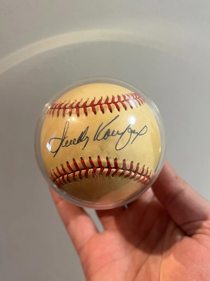 HOF Sandy Koufax Autographed Signed NLBaseball JSA  LOA with holder - Image 4 of 4