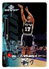 1999-00 Upper Deck MVP Silver Script #146 Mario Elie San Antonio Spurs