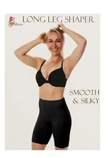 Fullness SMOOTH LONG LEG SHAPER BEIGE Black S M L XL Shapewear 9182