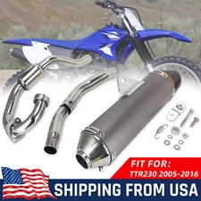 TT-R230 Slip On Complete Exhaust Muffler System Pipe Full For TTR230 2005-2016