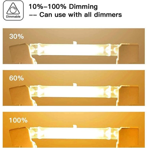Bulb Halogen Rod R7s 78mm 118mm 60/100/100/120/200/300/400W Dimmable Lamp - Picture 12 of 20