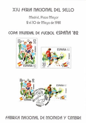 Spanien - Sonderblatt - Fussball - Copa Mundial de Futbol Espana ´82