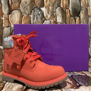 red nubuck timberlands
