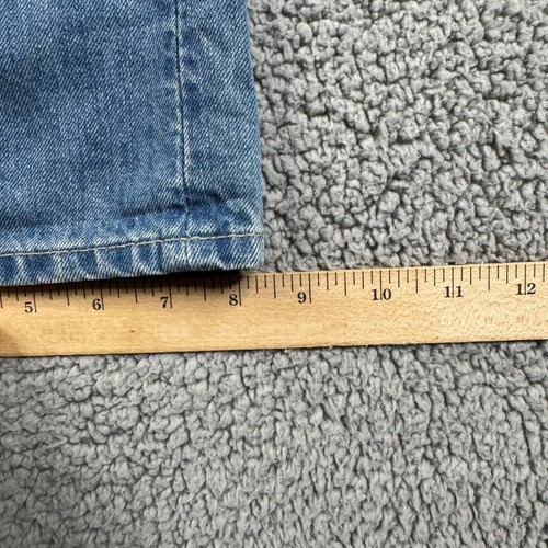 H&M Jeans Mens Size 33x33 Medium Wash Relaxed Fit 100% Cotton Button Fly NWT - Picture 11 of 15