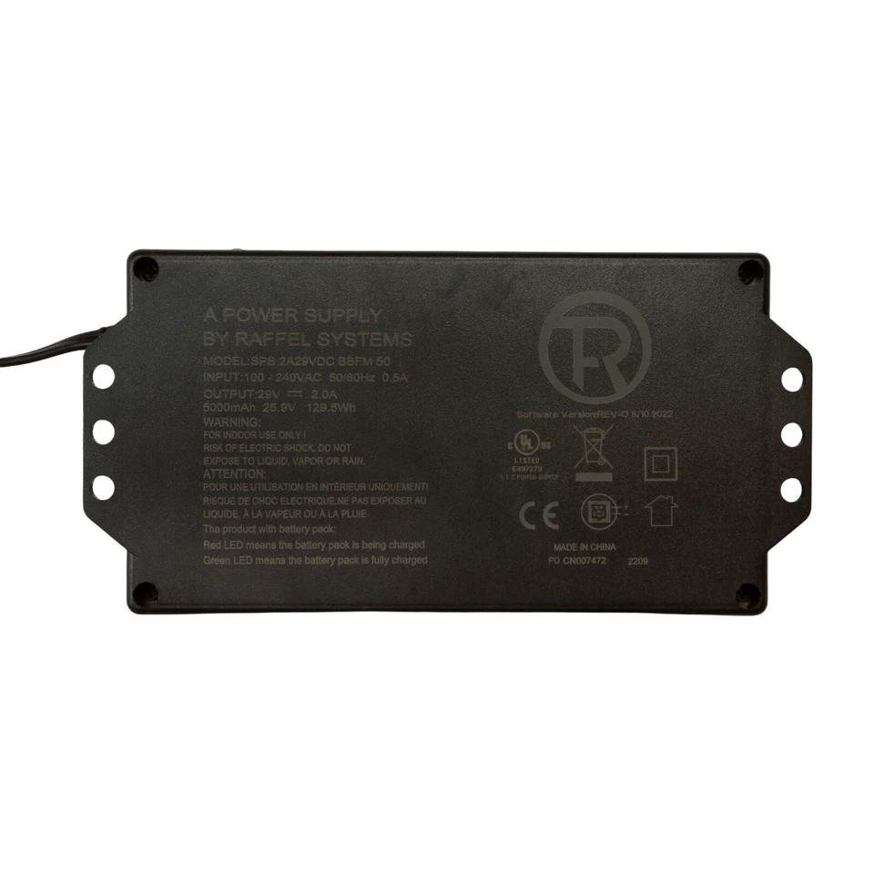 5000mAh Recliner Raffel Rechargeable Battery Pack Power Supply SPS 2A29VDC BBFM - Image 2 of 4