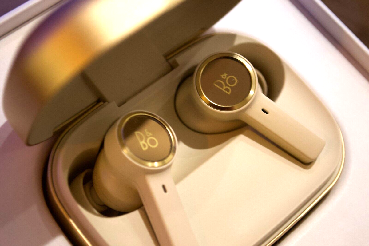 Bang and Olufsen B&O Beoplay EX Wireless ANC Earphones Gold tone