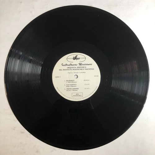 ORQUESTA SINFONICA DEL IPN -INSTANTANEAS MEXICANAS- 1990 MEX LP, FOLK CLASSICAL - Picture 4 of 4