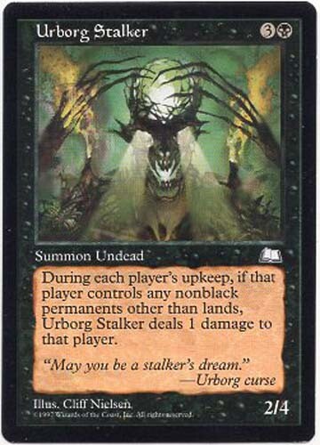 URBORG STALKER X1  MAGIC MTG WEATHERLIGHT EXCELLENT (EX) 1997