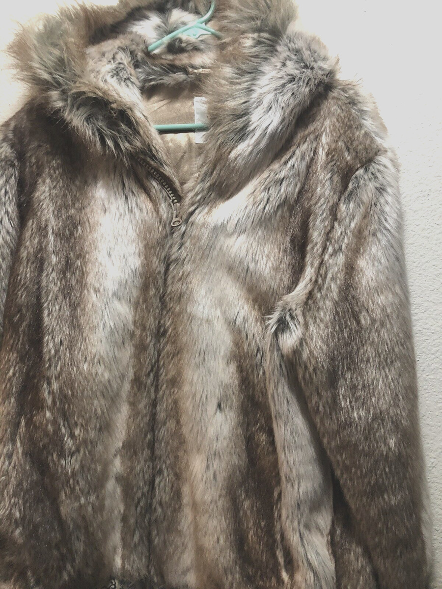 Ameri Mode - Faux Fur Coat - Women's Size - Large - Coeur d Ameri Mode - Faux Fur Coat - Women's Size - Large - Coeur d