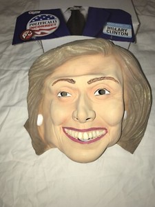 Adult Politically Incorrect Hillary Clinton Deluxe Halloween Costume Mask