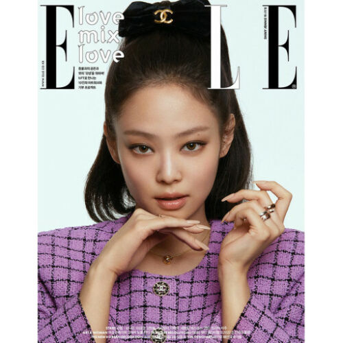 ELLE Korea February 2022 Cover JENNIE BLACKPINK, K star, K pop, K FASHION - Imagen 4 de 13