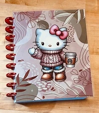 Fall Kitty Cat Hello Cover Set for use with Classic Happy Planner~