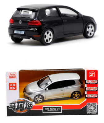 1:36 Volkswagen Golf GTI Diecast Model Car Metal Alloy Pull Back