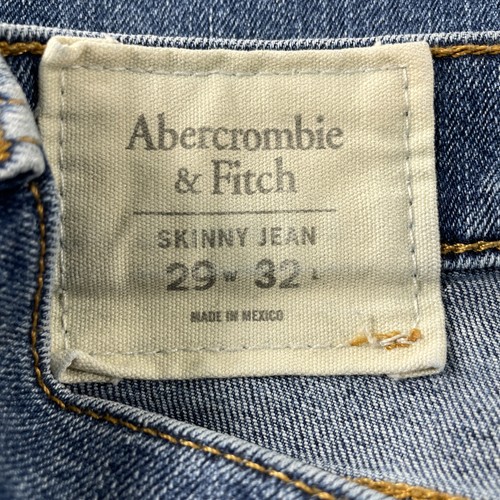 Abercrombie & Fitch Herren 29x32 Skinny Jeans Medium Wash Stretch - Bild 3 von 12