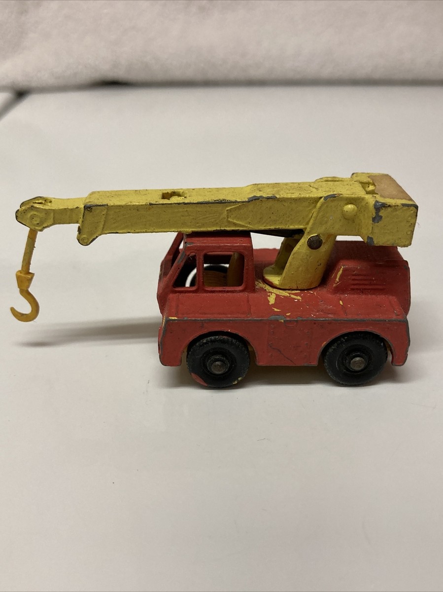 Lesney Matchbox Superfast Iron Fairy Crane No.42 1969 Red Made in