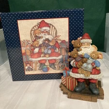 Vintage Lang & Wise Sherri Buck Baldwin SANTA and CHESTER #13 1st Edition 1999