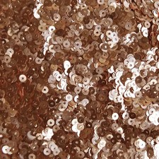 3mm Round Sequins Raw Copper Real Metal Premium. Made in USA