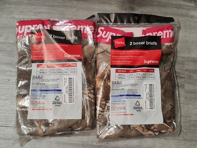 Supreme Hanes Boxer Purple/Pink/Olive/Leopard/Camo/White-Black