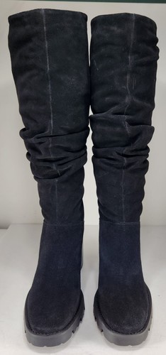 Harley Davidson Womens Averhill Black Suede Leather Motorcycle Boots D87251 8.5M - Picture 8 of 24