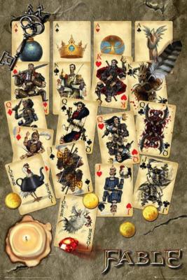 Fabel: Spielkarten - Maxi Poster 61 x 91,5 cm neu und versiegelt