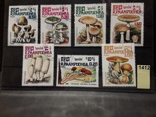 * CAMBOYA Colección Setas Estampadas (Lote 1412)