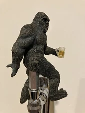 Bigfoot/Sasquatch Beer Tap Handle, Tap Handle Display, Coasters, Yeti, Kegerator