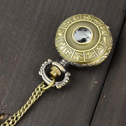 12 Chinese Zodiac Lucky Animal Quartz Watch Necklace, Unisex Birthday Gift - Picture 5 of 5