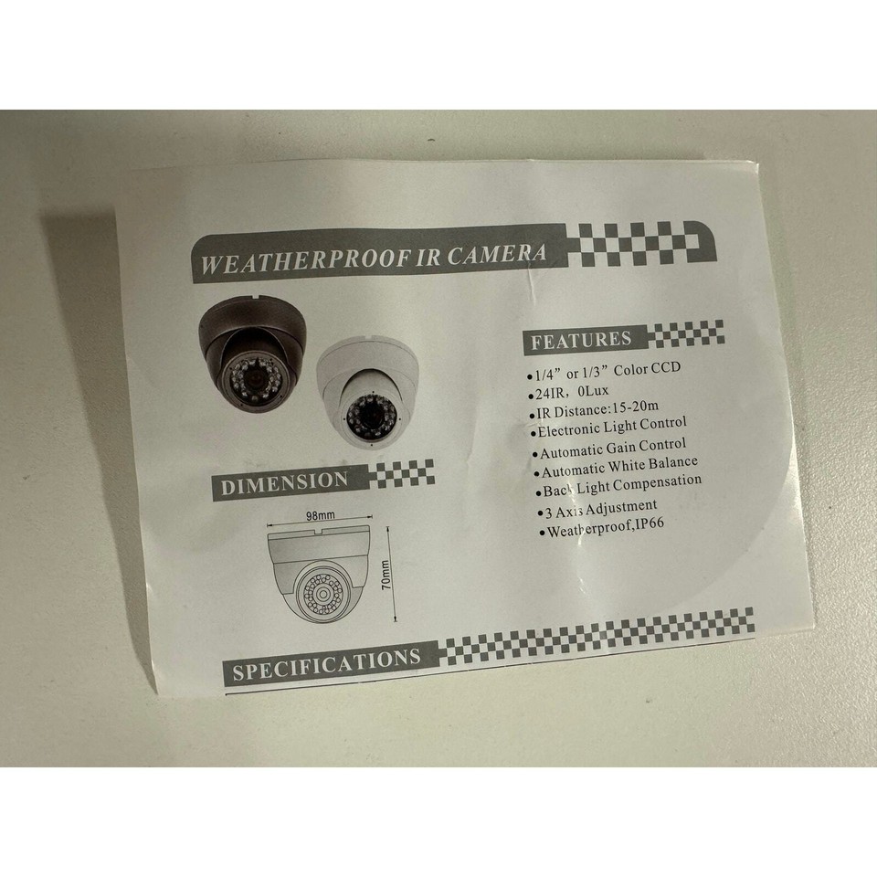 Outdoor Security Camera System Hi Definition Commercial Grade