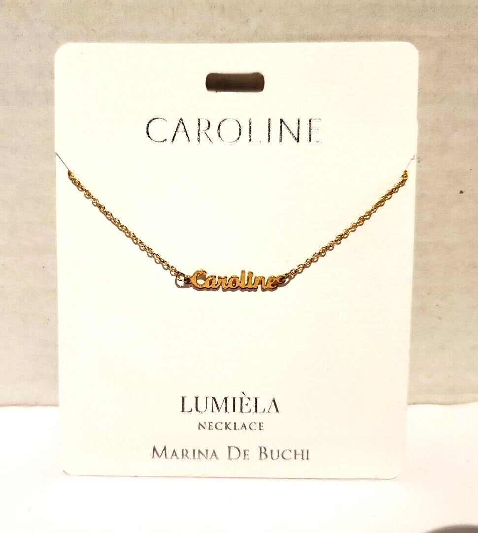 Lumiela Caroline Personalized Necklace Marina De Buchi Nickel Free 15