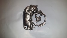 KITTY CAT in FISH BOWL PIN
