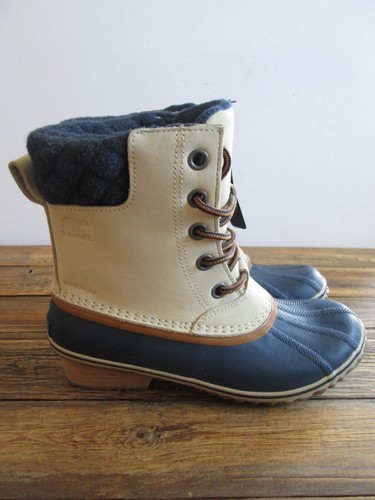NEW Sorel Boots Women's 8.5 Slimpack II Lace Up Waterproof Leather NL3058-241 - Picture 3 of 10