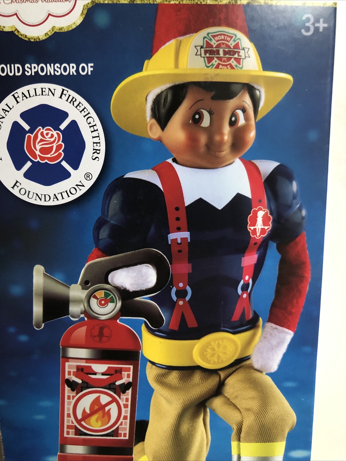 Elf on the Shelf Claus Couture Chief of Cheer Firefighter Set Fireman Clothes 814854013662 eBay