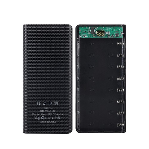 18650 Power Bank 20000mAh USB Type C 5V Charge Storage Box Without Battery - Afbeelding 8 van 13