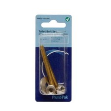 Plumb Pak Toilet Bolts Set Brass