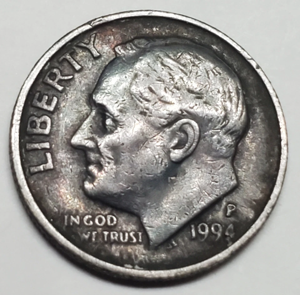 1994 P Roosevelt Dime ERROR Coin  - Image 2 of 4