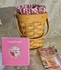 1998 Longaberger Horizon of Hope Basket Combo Tie-On condition Breast Cancer 🎀 