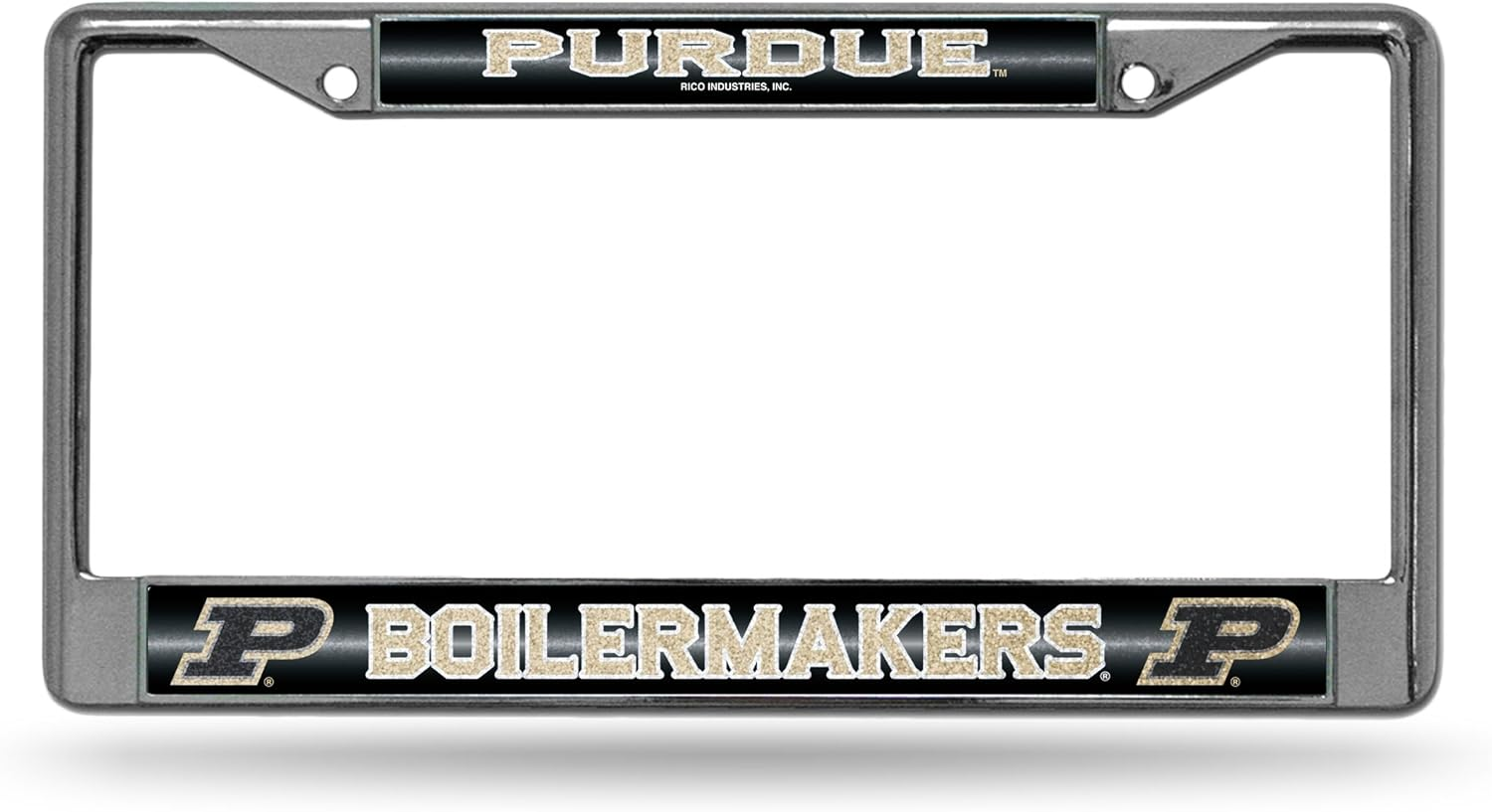 NCAA Unisex Chrome Bling License Plate Frame for Cars