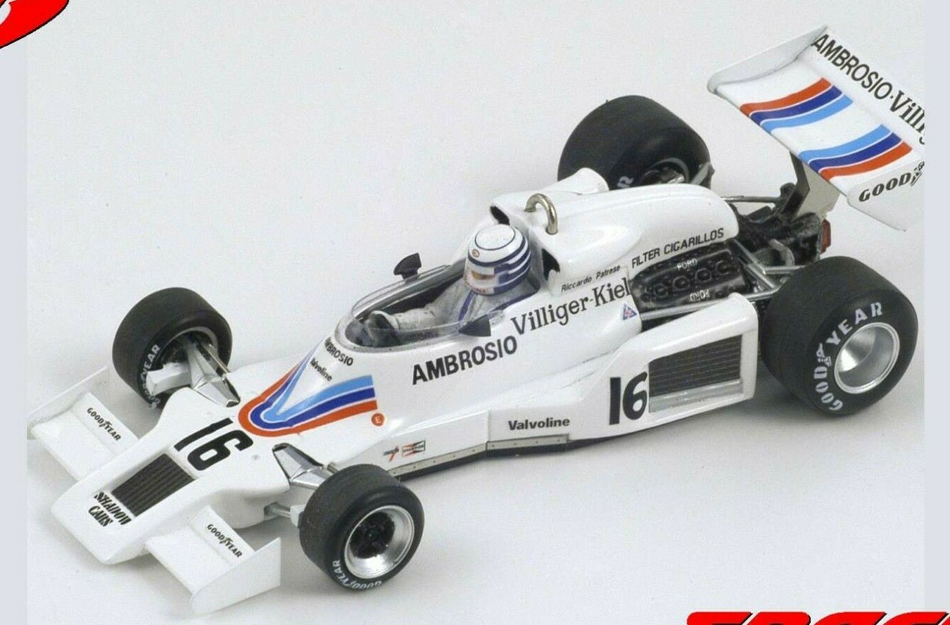 Shadow DN8 Ricardo Patrese 16 Japanese GP 1977 Spark S1691 1/43 neuve
