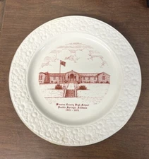 Winston County High School Double Springs AL, 1931-1971 Souvenir Plate
