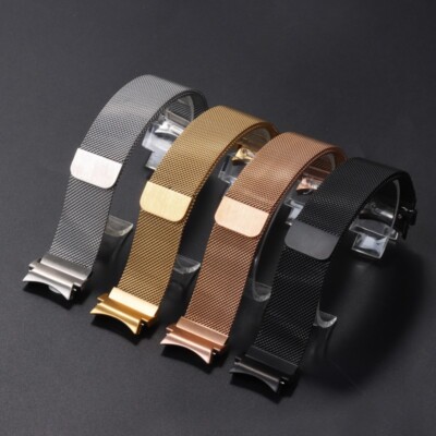 For Samsung Galaxy Watch 6 Stainless Steel Watch Band Milanese Mesh Strap20 22mm