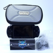 PSP Console 2001 Black - PlayStation W/ Charger 32MB Memory Stick Case