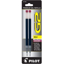 Pilot G2 Gel Pen Ink Cartridge Refills 2 Count Burgundy Quick Drying Ink